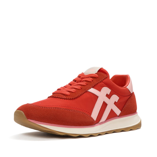 Fitflop RETRO-Q Fabric/Suede Trainers