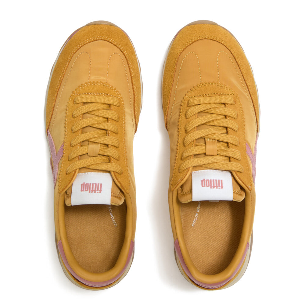 Fitflop RETRO-Q Fabric/Suede Trainers