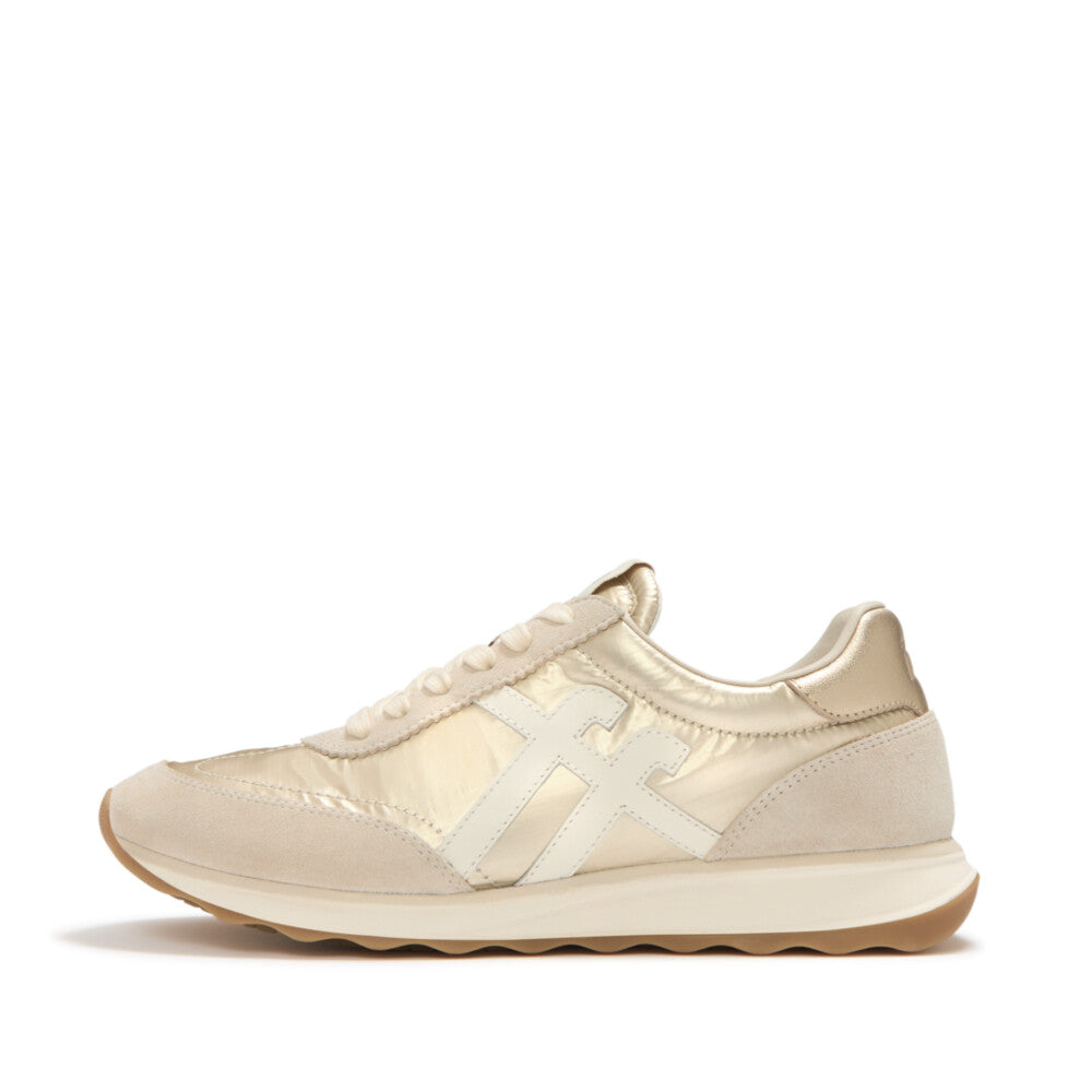 Fitflop RETRO-Q Fabric/Suede Trainers