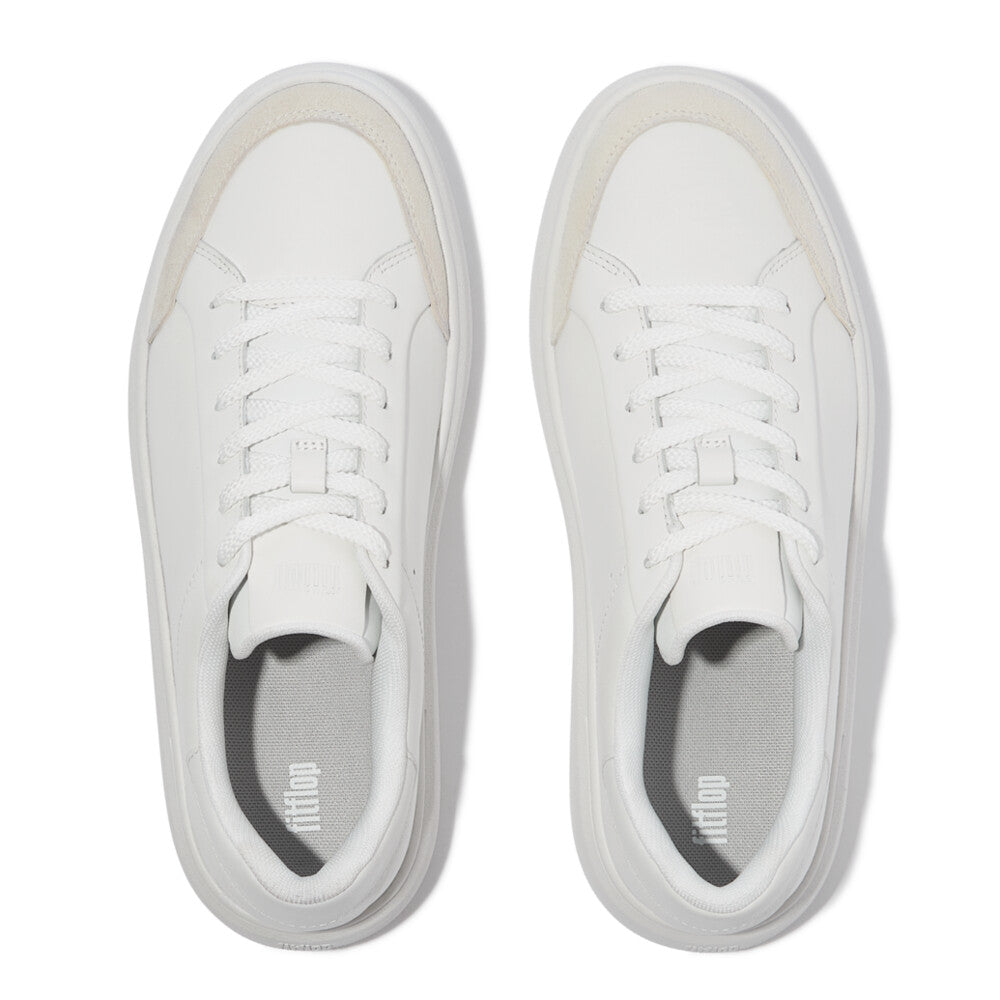 Fitflop RTG Leather Sneakers Urban White