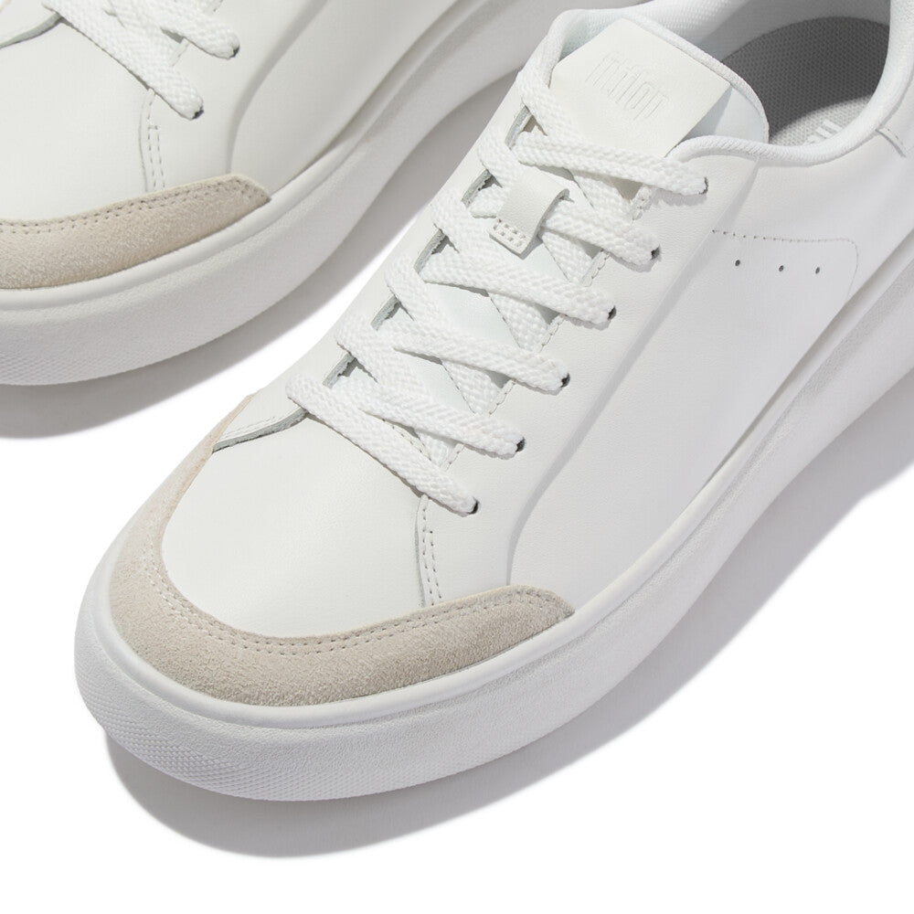 Fitflop RTG Leather Sneakers Urban White