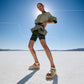 Fitflop PLATFFORMS Espadrille Metallic-Leather Fisherman Wedge Sandals - Paris Beige & Platino