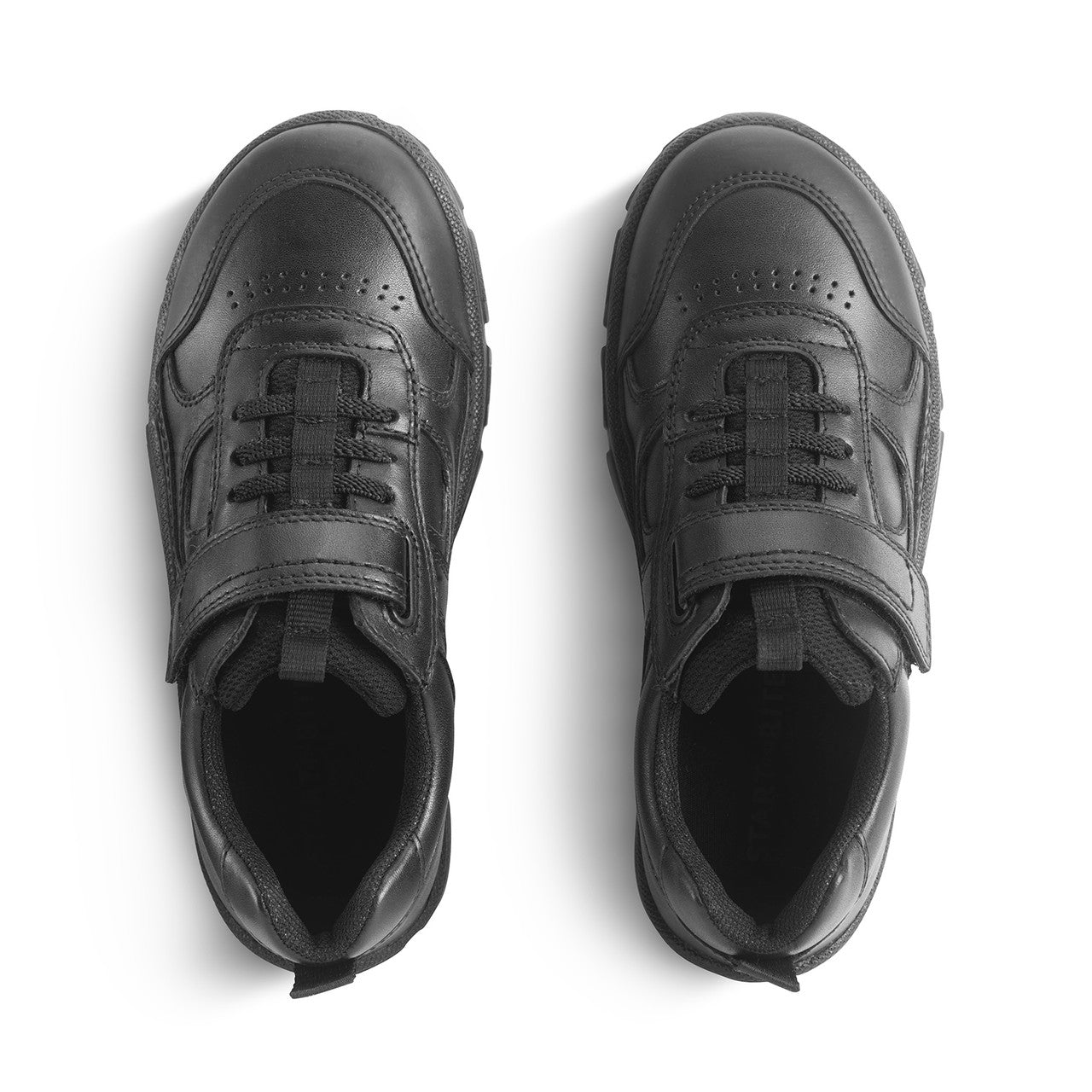 Start-Rite League Boys Black Leather School Shoe