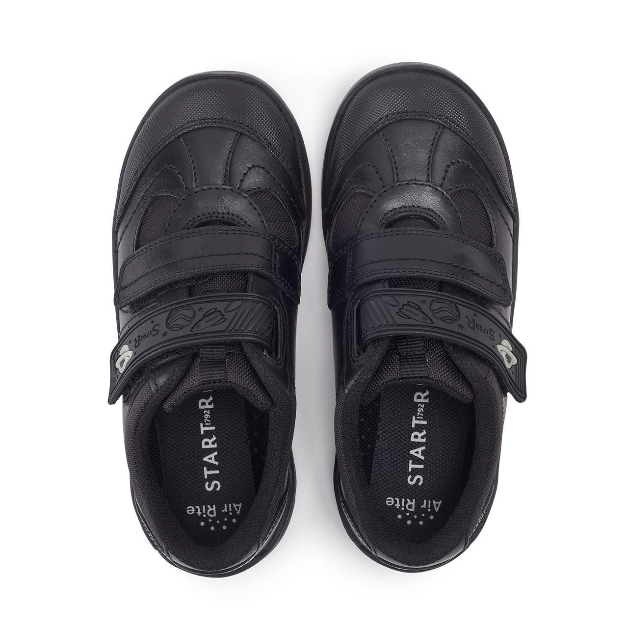 Start-Rite Rocket Black Leather School Shoe