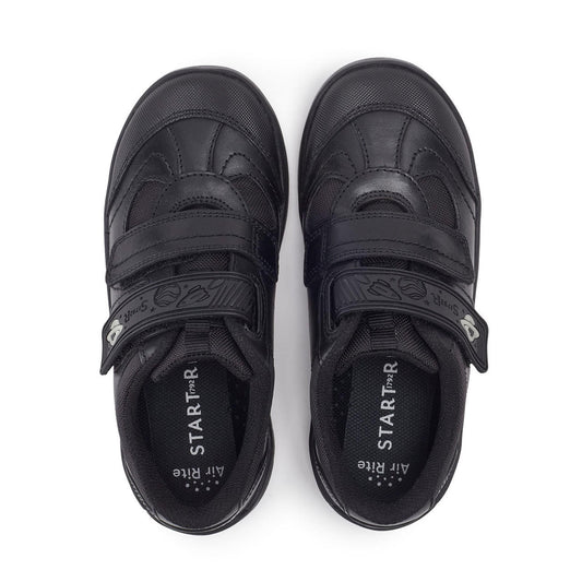 Start-Rite Rocket Black Leather School Shoe