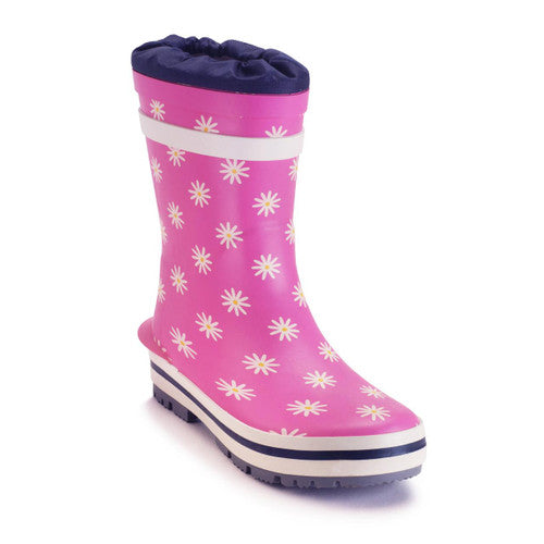 Startrite Big Puddle Pink Daisy Wellies