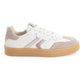 Tamaris Women's 23723 White Combi Leather Trainer