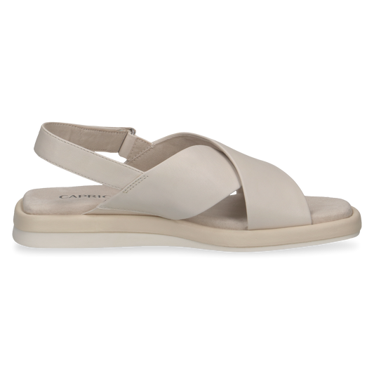 Off White Nappa Leather Sandal Caprice 28102-20