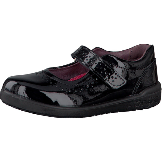 Ricosta Girls School Shoe Lillia in Black Leather or Patent