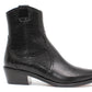 Alpe Women 4007 65 Tejus Black Reptile Leather Boot