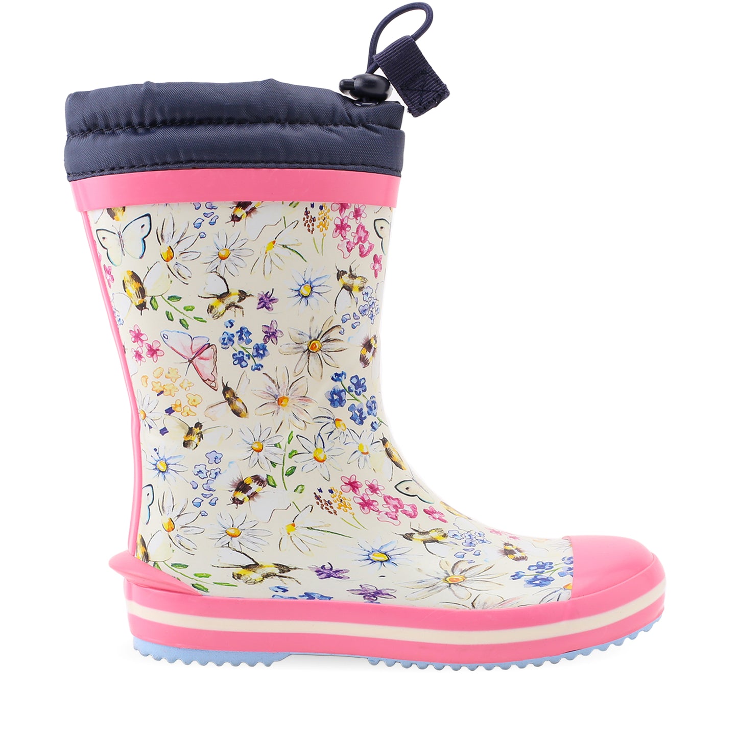 Start-Rite Big puddle Little puddle floral girls wellies