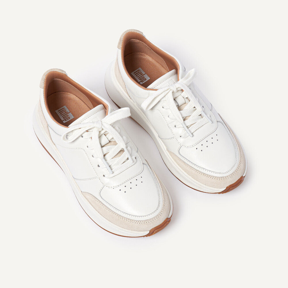 Fitflop white leather outlet trainers