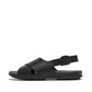 FitFlop Gracie Leather Crisscross Sandals - black