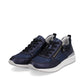 Remonte Leather Lace up trainer Rock - Navy Metallic & Pebble Gold D3702
