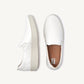 Fitflop Rally Leather Slip on Sneakers - White