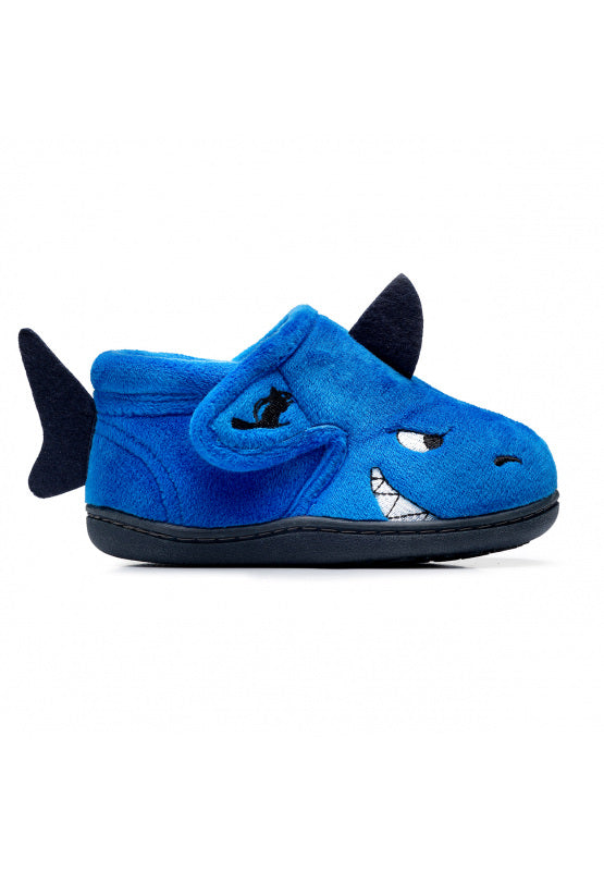 Chipmunk Sharky Soft Terry Slippers