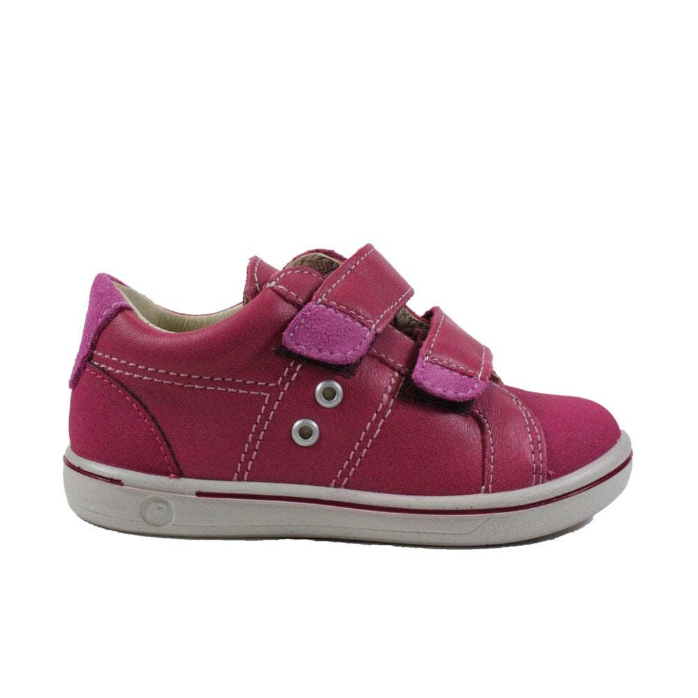 Ricosta Nippy-pink leather trainer